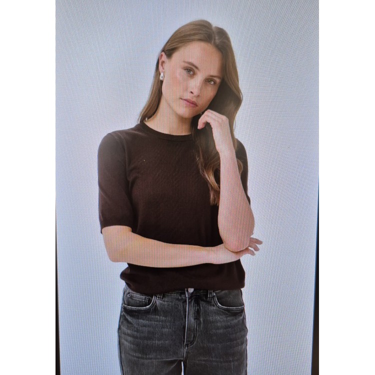  Kaffe O-neck pullover KALizza Coffee Bean SL